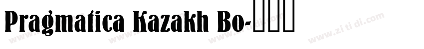 Pragmatica Kazakh Bo字体转换
